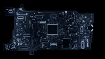 Circuit Board Visual Effects A  Angle 02