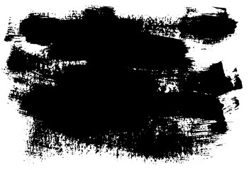 Vector brush stroke. Dirty ink texture splatter. Grunge rectangle text boxe.	