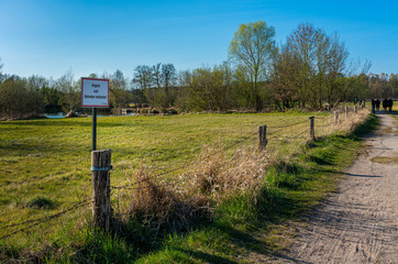 Landschaft am Tegeler Fließ in Berlin Reinickendorf und Lübars