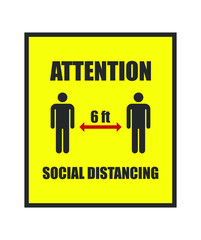 Covid-19 info sign. Coronavirus vector icon. Social distancing, avoid crowds and stop corona virus campaign. Stay and work at home logo. biohazard symbol. Pandemic information poster.