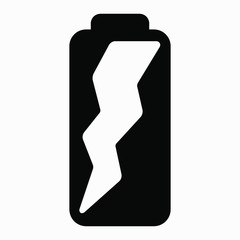 Modern battery cell charging icon for phones and industrial cells circuit icon vector . Vector icon.