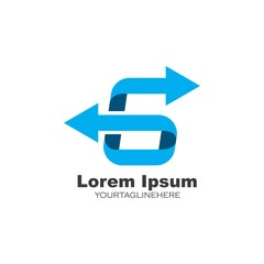 g  letter arrow vector icon logo design