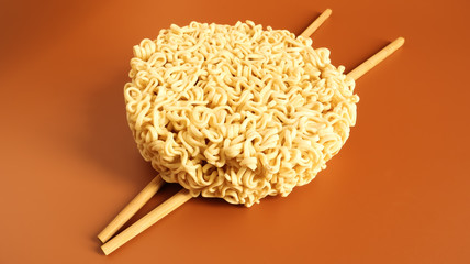 rice and chopsticks