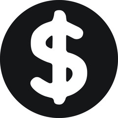 money vector icon, money symbol, money dollar symbol