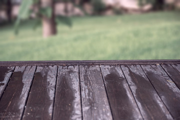 Fototapeta premium Empty wooden table background