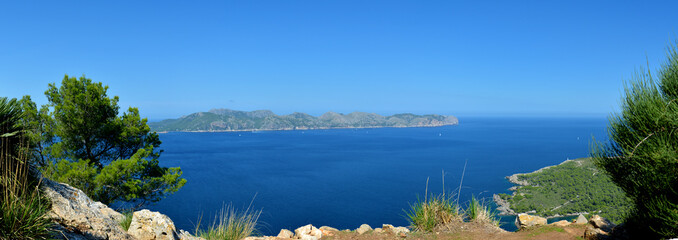 Panorama of bay