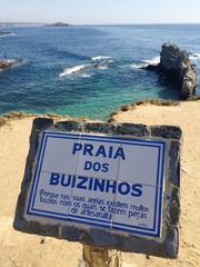 Praia de Buizinhos (Buizinhos beach) in Porto Covo, Alentejo, Portugal