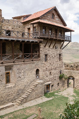Fototapeta na wymiar David Gareja, a rock-hewn Georgian Orthodox monastery complex located in the Kakheti region, Georgia