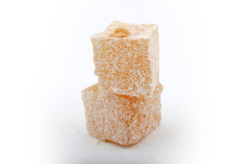 traditional Turkish delight with nuts