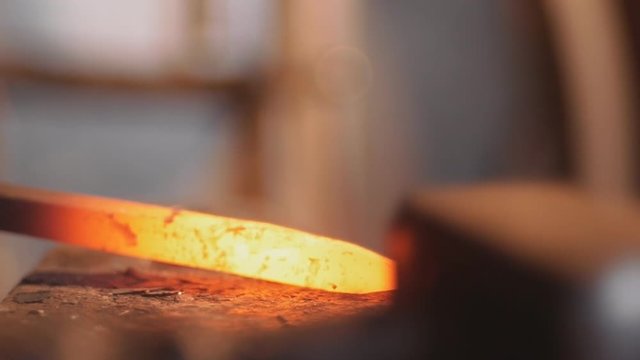 Stock Video Footage blacksmith, smith, farrier, smithy, shoer, forger