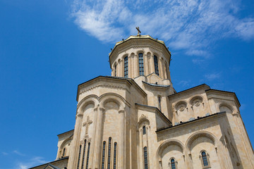 The Tbilisi Holy Trinity Cathedral main Georgian Orthodox Christ