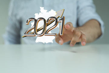 Euro Geldscheine und Coronavirus