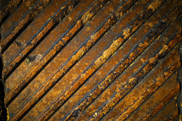 Vintage orange wall texture with diagonal pattern background