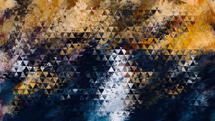 Aesthetic Abstract Geometrical Artwork,Abstract Graphical Art Background Texture,Modern Conceptual Art.Graphic Design 3D Rendering