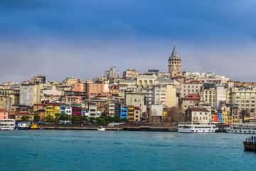 Panoramic View of  Istanbul city, Turkey