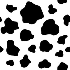Seamless vector cow print.