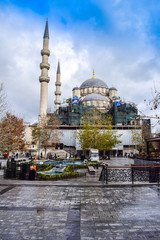 Mosque yeni, Istanbul city, Turkey
