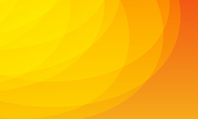 Abstract waves with orange background design.