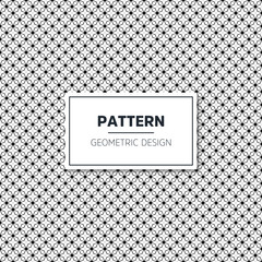 Seamless geometric black and white pattern