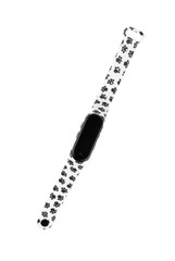 Moscow, Russia - 12/26/2020:
Plastic strap for shift watches, multicolored, with pattern
