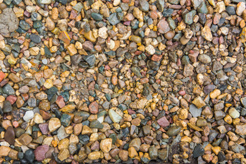 Texture of crushed stone. Background