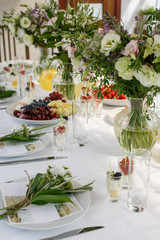 wedding table setting
