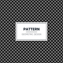 Seamless geometric black and white pattern