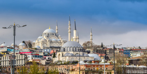 Mosque Süleymaniye, Istanbul city, Turkey