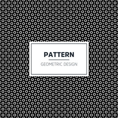 Seamless geometric black and white pattern