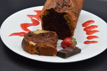 gâteau marbré