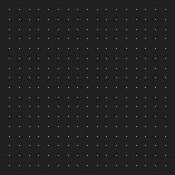Vector dot seamless pattern with white dots and black background. Template for design concepts, presentations, web, identity, prints, virtual technology futuristic design.