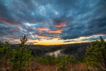 Sunlight in Mountains