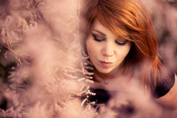 Portrait fleuris