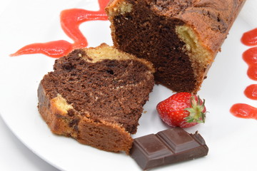 gâteau marbré