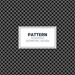 Seamless geometric black and white pattern