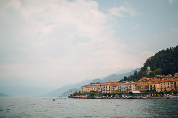 Como, Italy. Villa on lake coast.