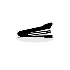 stapler isolated on white background. Silhouette vector design.