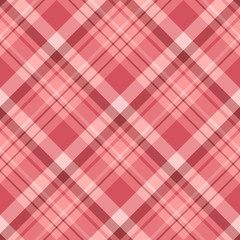Seamless pattern in interesting cute pink and red colors for plaid, fabric, textile, clothes, tablecloth and other things. Vector image. 2