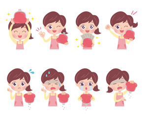 cute type nursery teacher_wallet