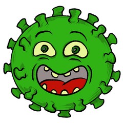 Representacion infantil del Coronavirus COVID19