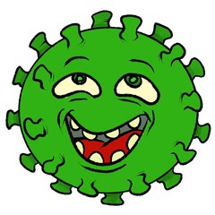 Representación infantil y grafica del Coronavirus COVID19