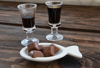 Liquor and chocolates, having delight in quarantine 