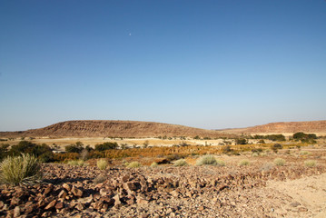 Desert landscape in Namibia