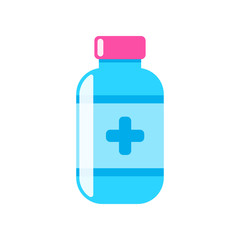Obraz premium The best medicine bottle icon, illustration vector. Suitable for many purposes.
