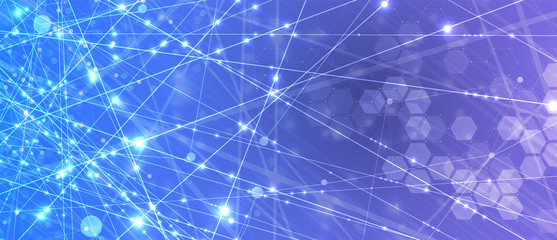 Technology data background, idea of global business solution