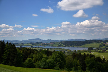 Obraz premium Der Rottachsee im Allgäu