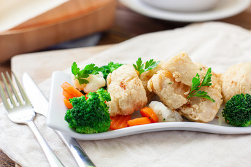 deep fried fish