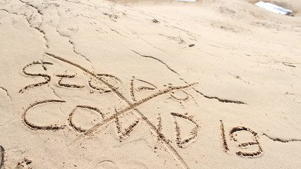 drawings in the sand, sand, footprints in the sand,
