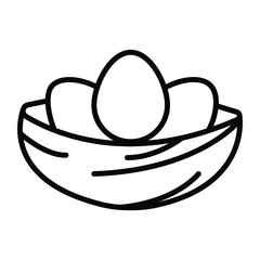 eggs icon vector illustration photo
