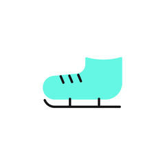 ice skate icon vector illustration modern design